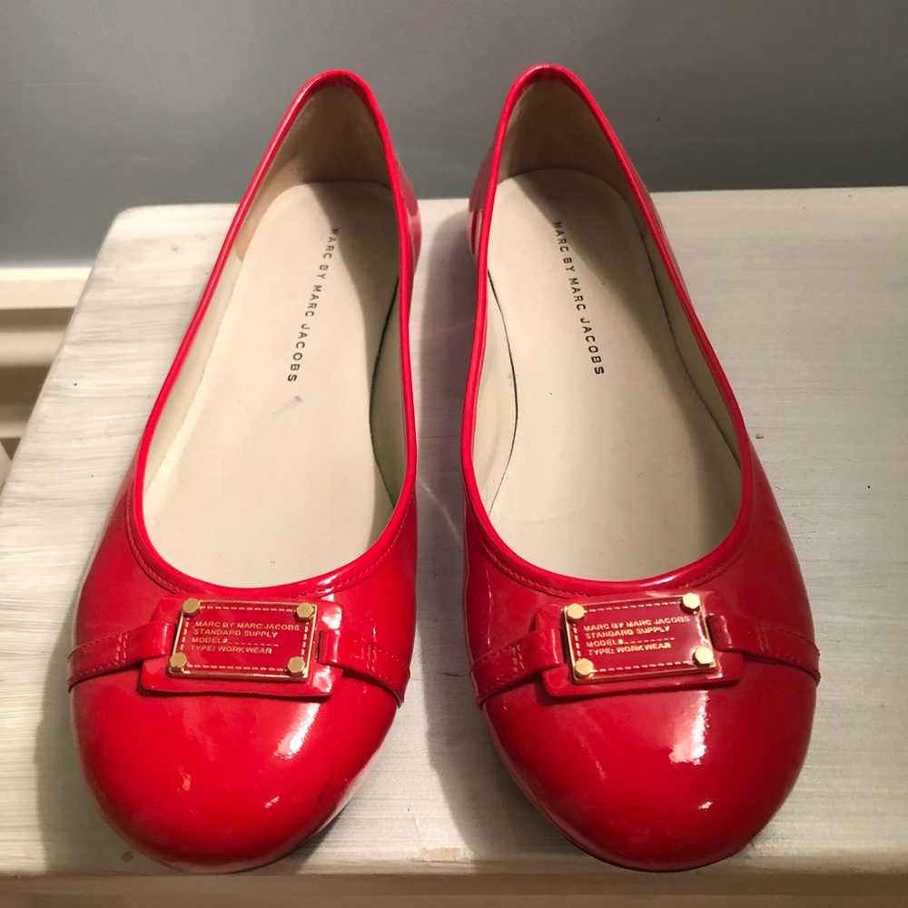 Red Marc by Marc Jacobs Ballet Flats